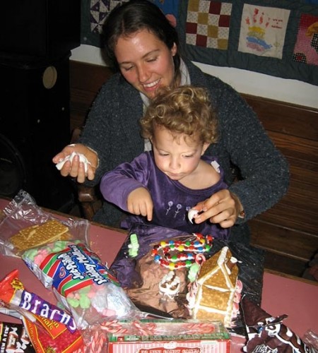 Gingerbread house.