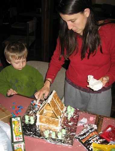 Gingerbread house.