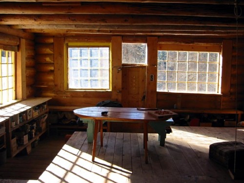 Inside the now-empty house