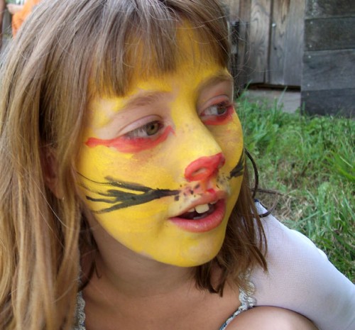 Face painted