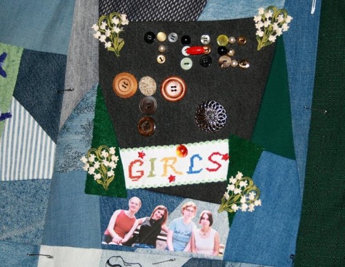 Detail anniversary quilt