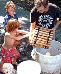 Cider pressing fall '03.