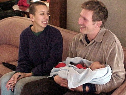 Mala & Ezra with baby Jonah