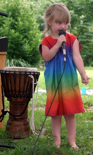 Talent Show: guest 3-year old.