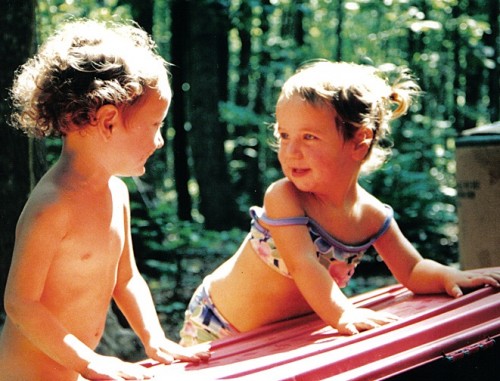 two kids